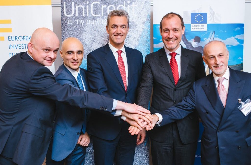 Podpis dohody EIF a skupiny Unicredit Group