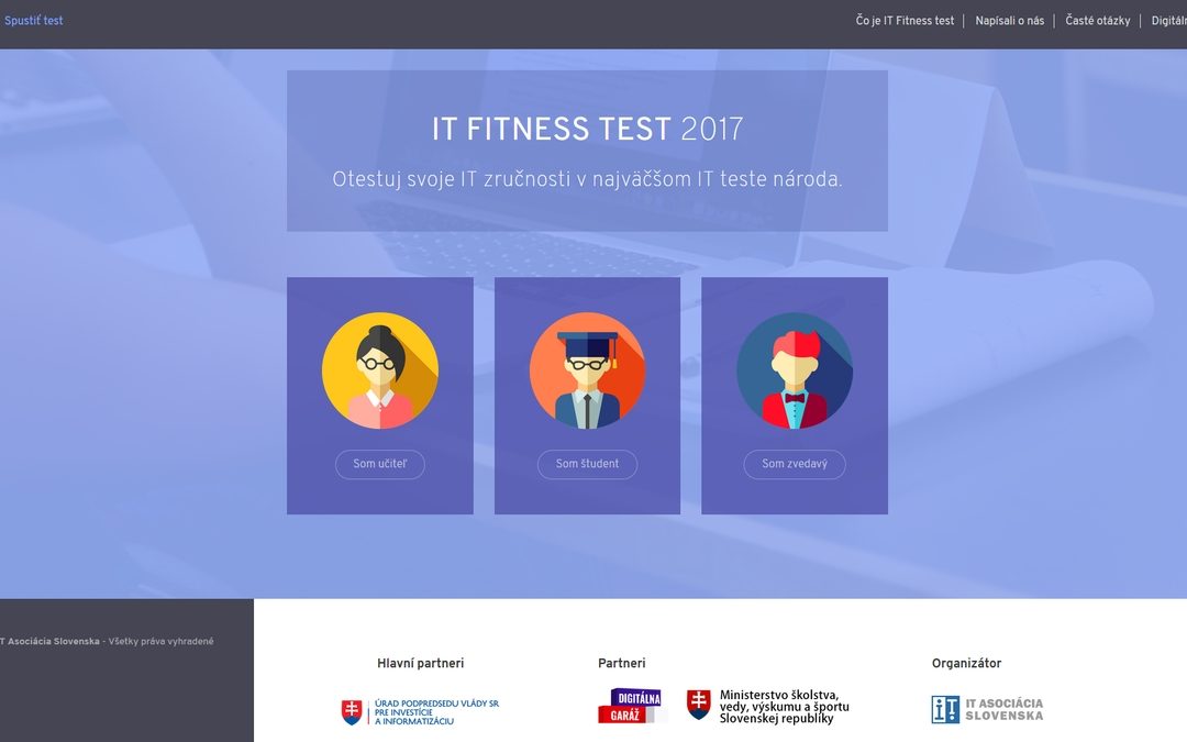 IT Fitness test 2017 – výzva pre každého občana Slovenska