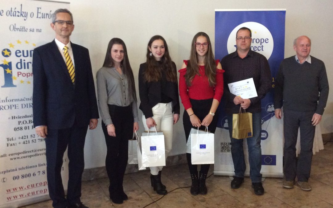 Regionálne kolo vedomostnej súťaže Mladý Európan v Poprade